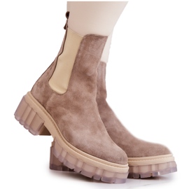 PA2 Botas Eliann Mujer Ante Beige