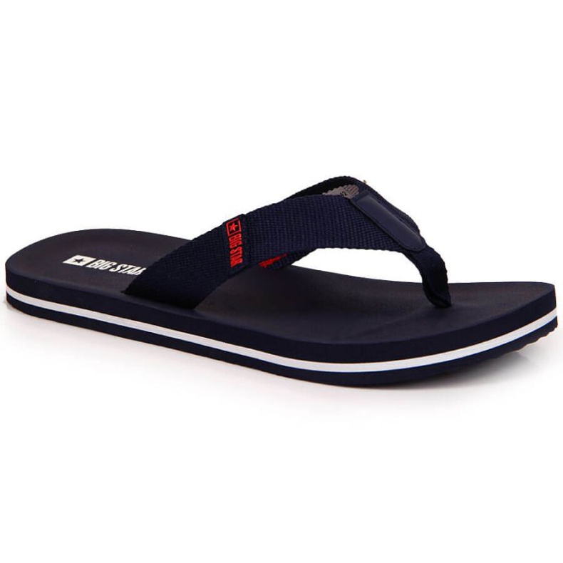 Chanclas piscina Big Star M JJ174518 azul marino
