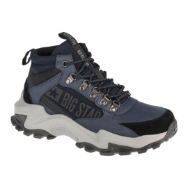 Big Star Trekking Zapatos M II174204 negro azul marino gris