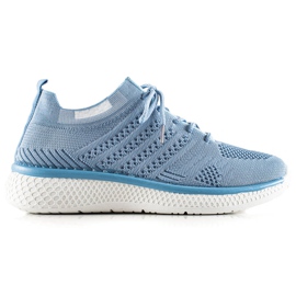 TRENDI Calzado deportivo con cordones azul