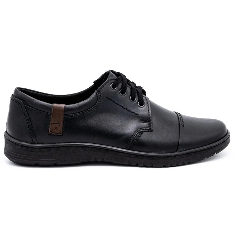 Olivier Zapatos hombre piel 416MP negro