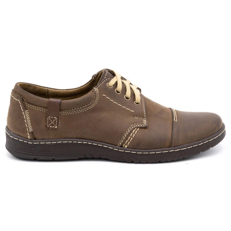 Olivier 416MP Zapatos marrones de piel para hombre marrón