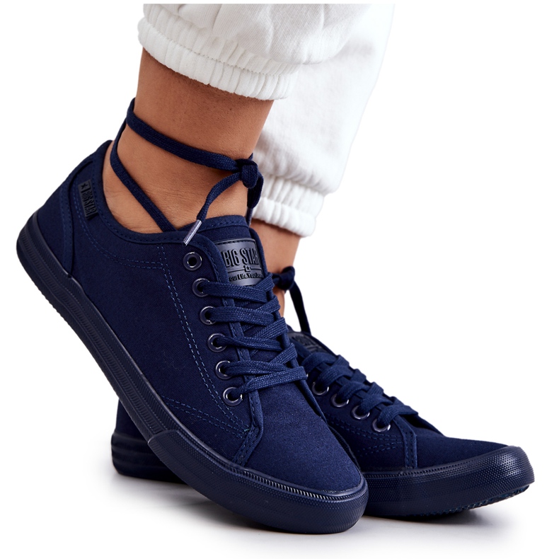 Sneakers Mujer Low Big Star JJ274067 Azul Marino