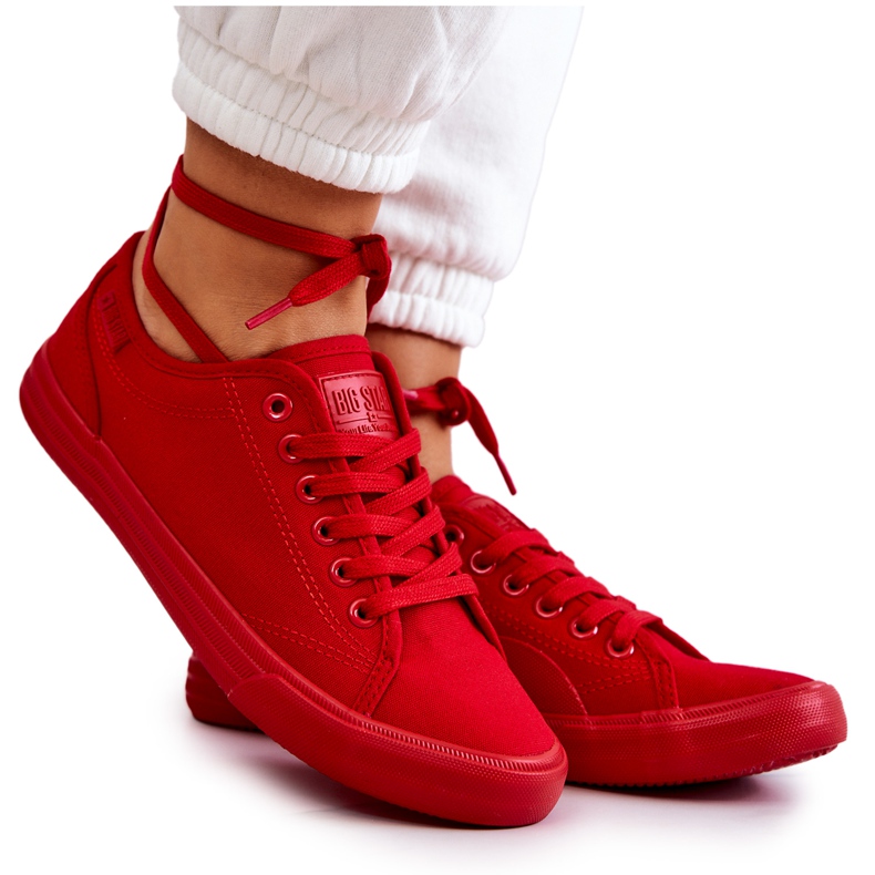 Sneakers Mujer Low Big Star JJ274068 Rojo