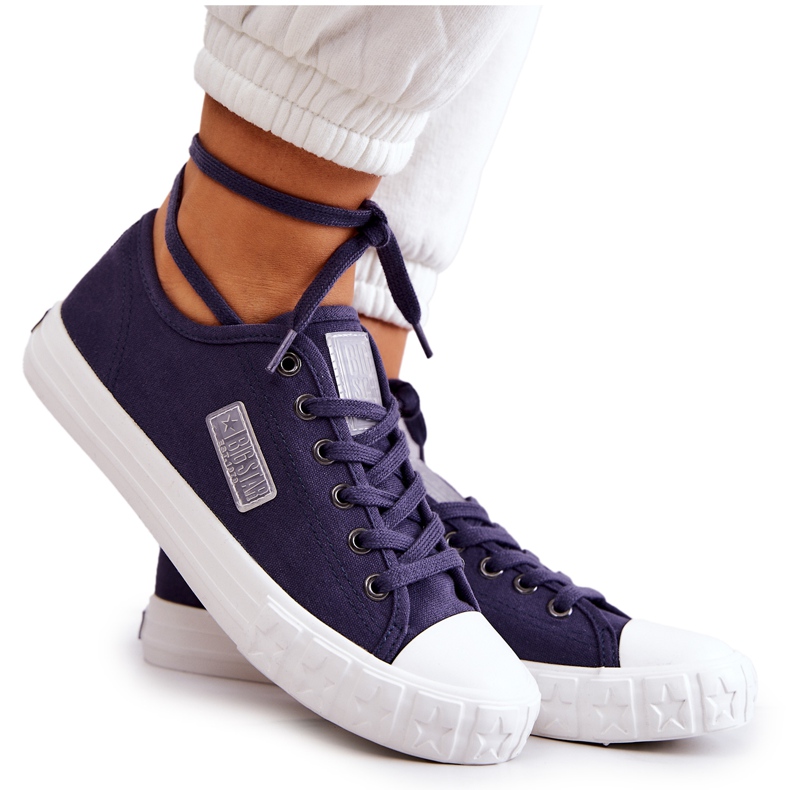 Zapatillas Clásicas Mujer Big Star JJ274494 Azul Marino