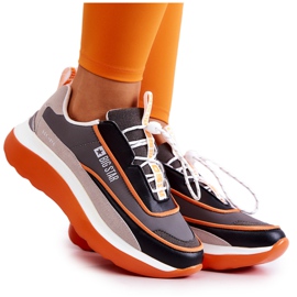 Zapatillas Sport Sneakers Big Star JJ274996 Gris-Naranja