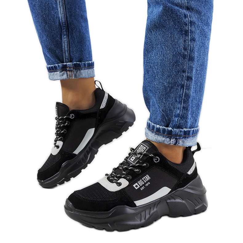 Zapatillas negras Big Star JJ274289 negro