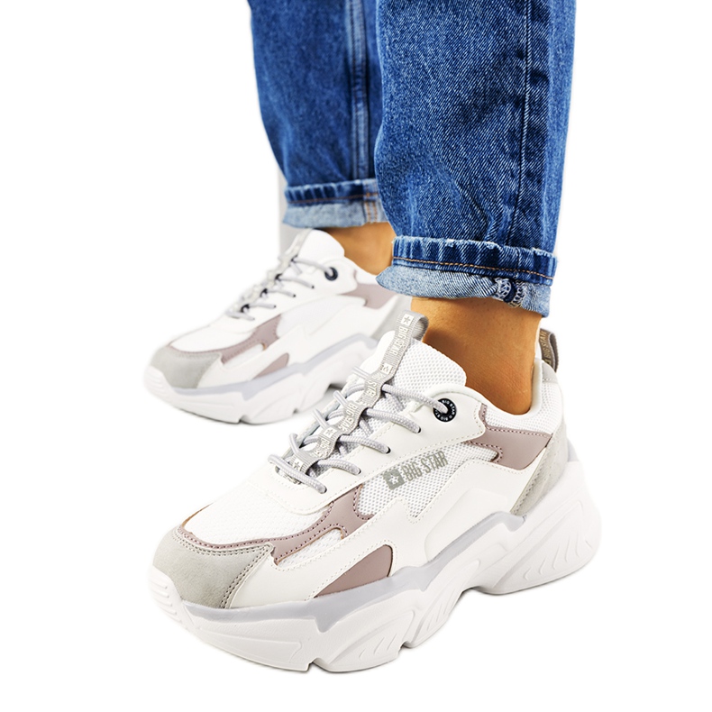 Deportivas blancas Big Star HH274255 beige blanco