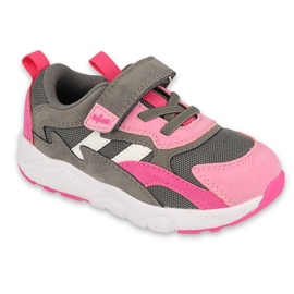 Zapatos befado niño 516P122 rosado gris