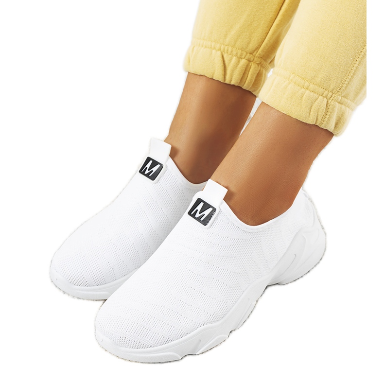 BM Zapatillas blancas Aaron's blanco