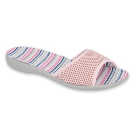 Zapatos de mujer befado pu 300D044 rosa multicolor