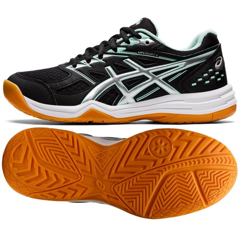 Zapatillas de voleibol Asics Upcourt 4 W 1072A055 013 negro negro