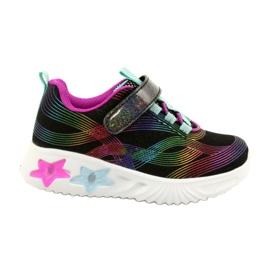 American Club Zapatillas Deportivas ADI LED Glowing Velcro ES87/22 Negro multicolor