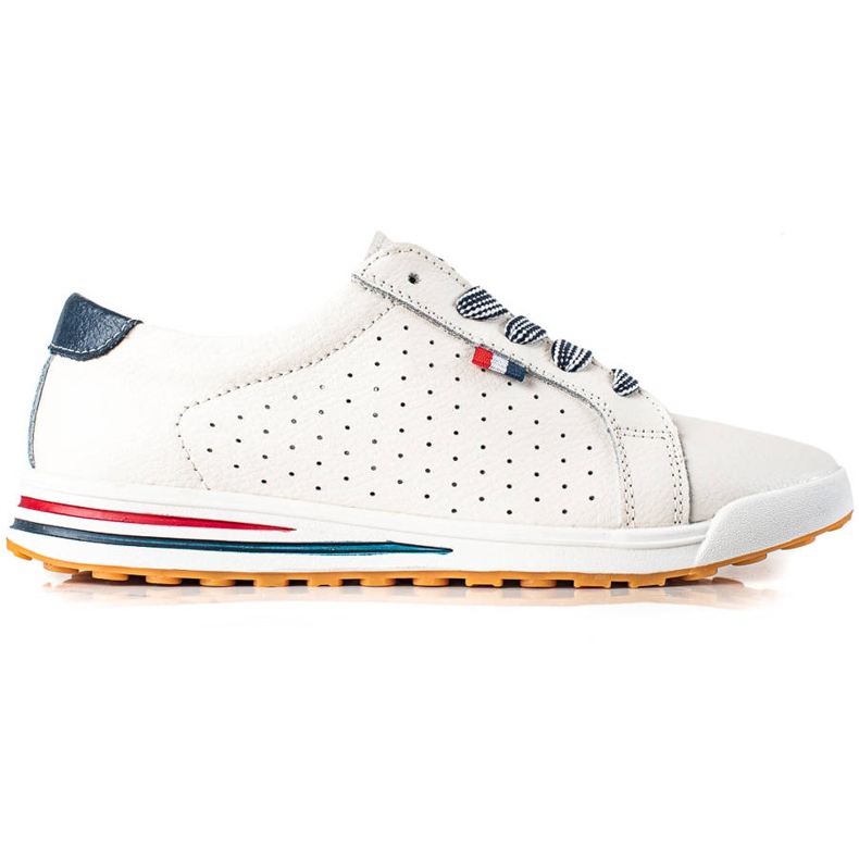 Filippo Zapatillas clásicas de cuero blanco