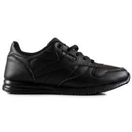 TRENDI Zapatos deportivos clásicos negro