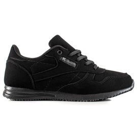 TRENDI Zapatos deportivos clásicos negro