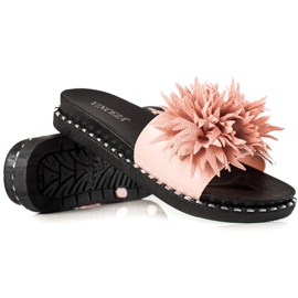 Pantuflas Flor VINCEZA rosa