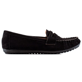 TRENDI Mocasines clásicos negro
