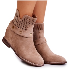 S.Barski Botas Primavera Mujer Caladas Beige Royale