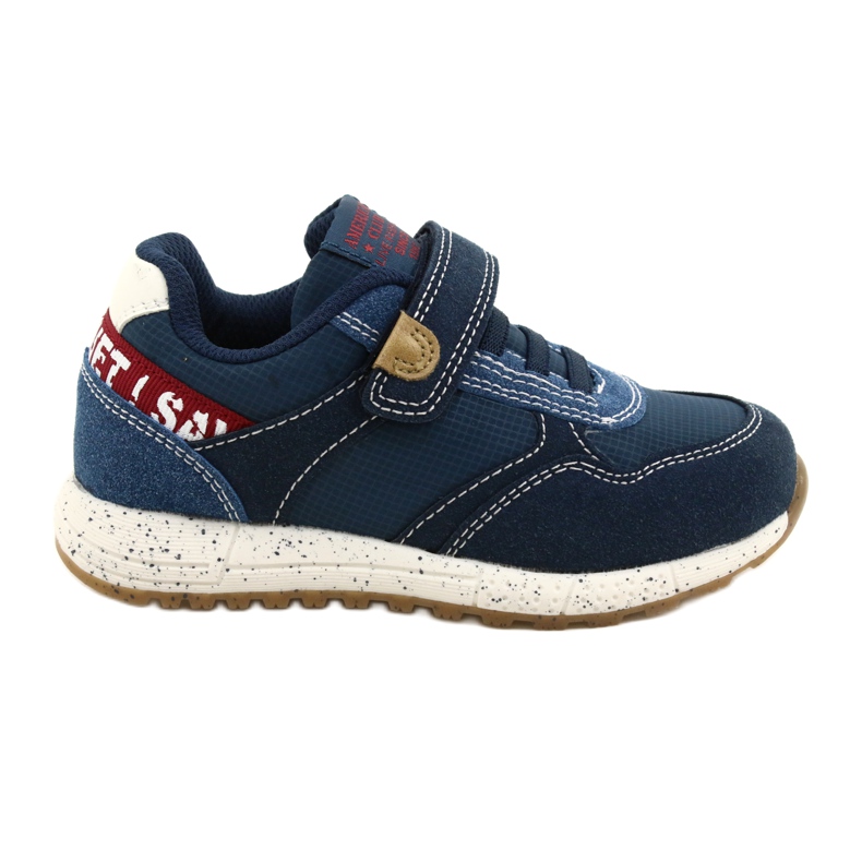 American Club Zapatillas deportivas americanas ADI Velcro ES86/22 Navy azul