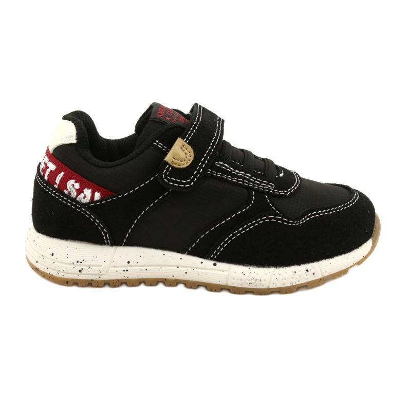 American Club Deportivas americanas velcro ES86/22 negro