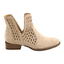 Botas Mujer Ante Daszyński Beige SA197-12