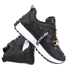 Deportivas con cadena Elena Negro Deportivas con cadena Elena Negro