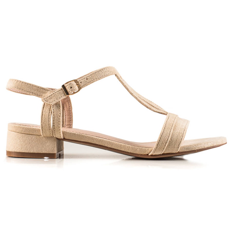 Sandalias clásicas VINCEZA de ante beige