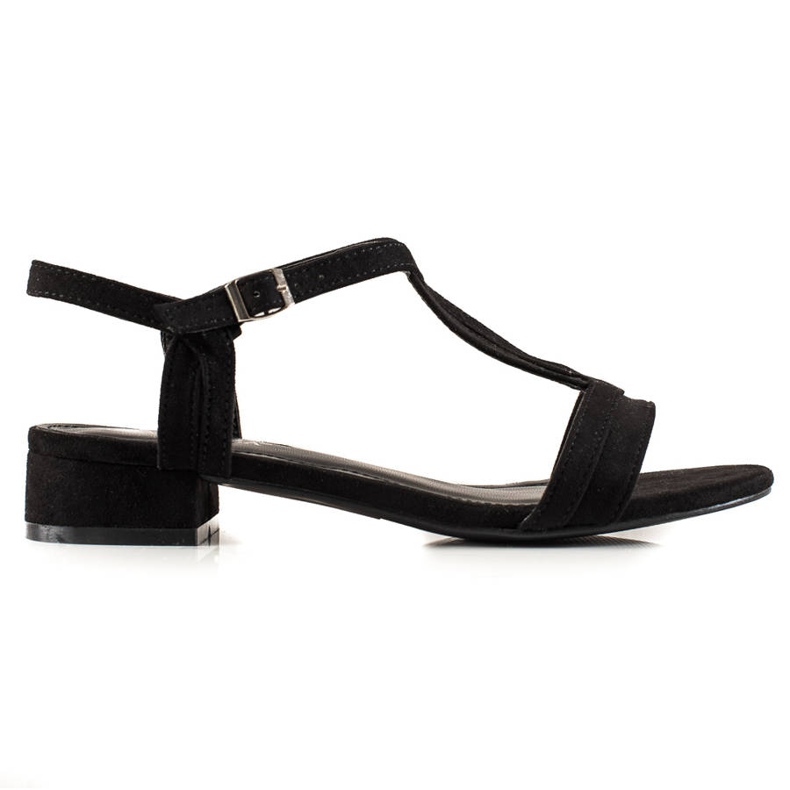 Sandalias clásicas VINCEZA de ante negro