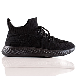TRENDI Zapatos deportivos cómodos negro