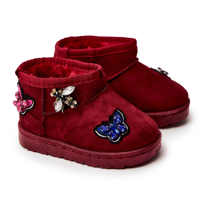 FR1 Botas de Nieve Infantil Burdeos Laila rojo
