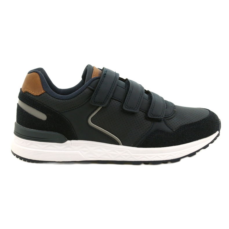 Deportivas velcros American Club AA15/22 Azul marino