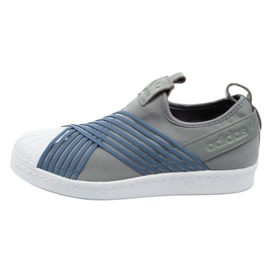 Zapatillas Adidas Superstar Slipon Mujer CG6012 azul gris