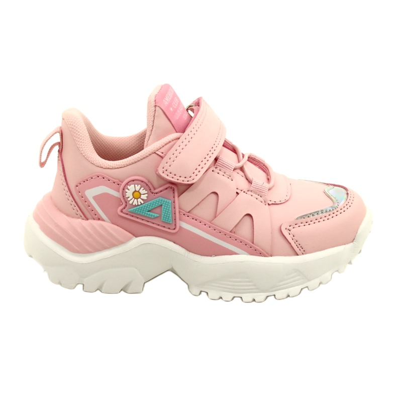American Club Velcro con holograma AA25/22 rosa rosado