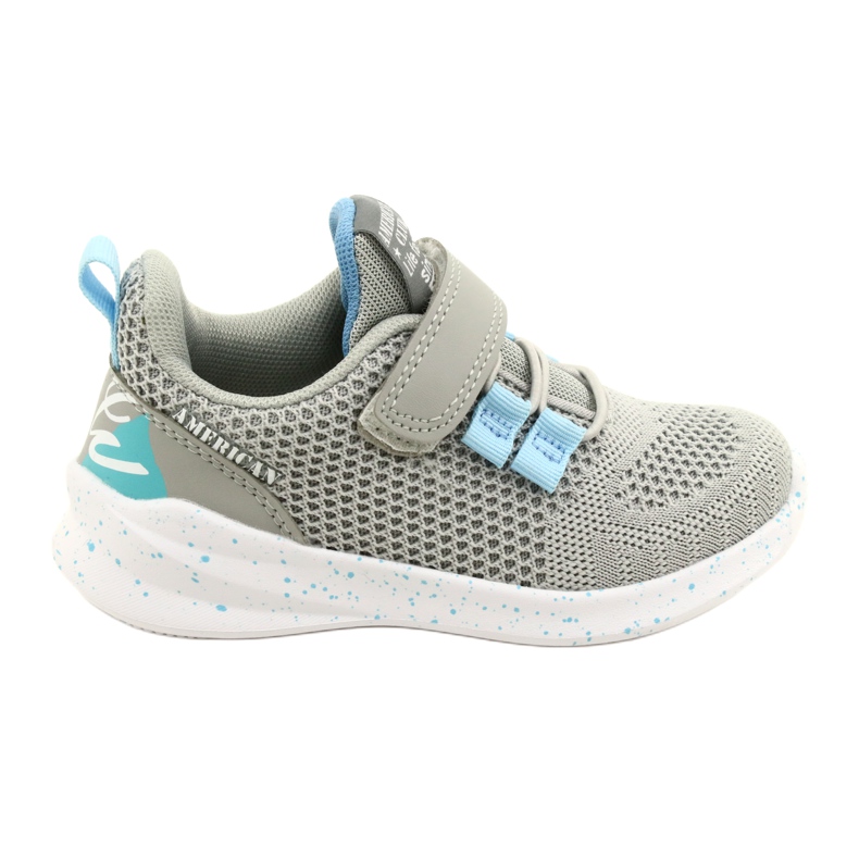 Zapatillas deportivas American Club RD13/22 velcro Gris