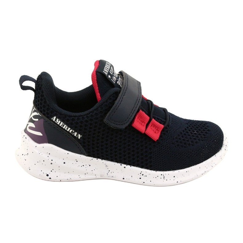 Zapatillas deportivas con velcro American Club RD13/22 azul marino