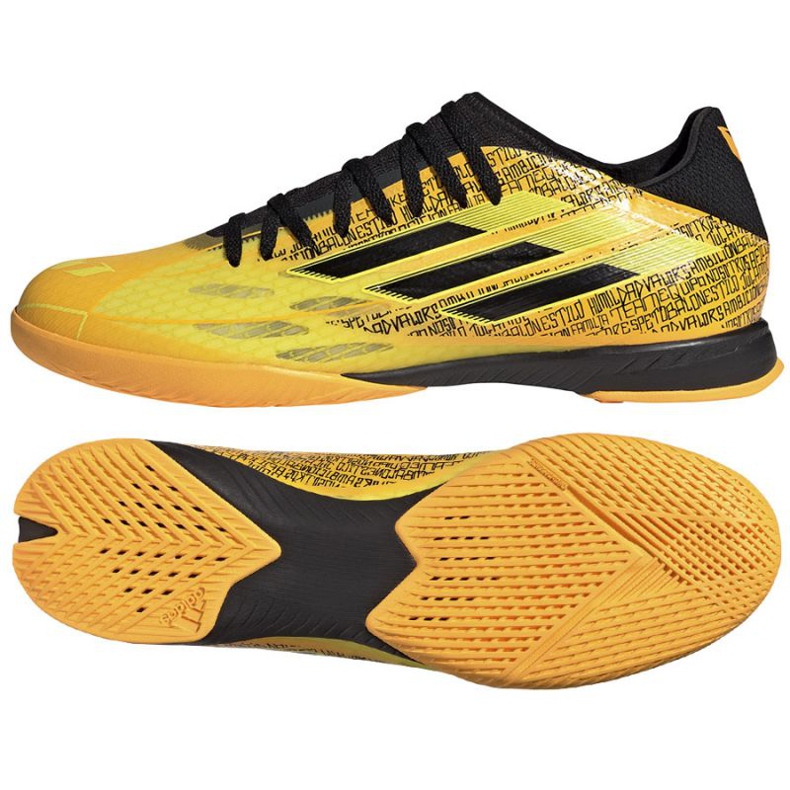 Adidas X Speedflow Messi.3 En M GW7421 zapatos amarillo amarillos Adidas X Speedflow Messi.3 En M GW7421 zapatos amarillo amarillos