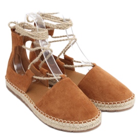 Alpargatas de mujer Arely Camel marrón