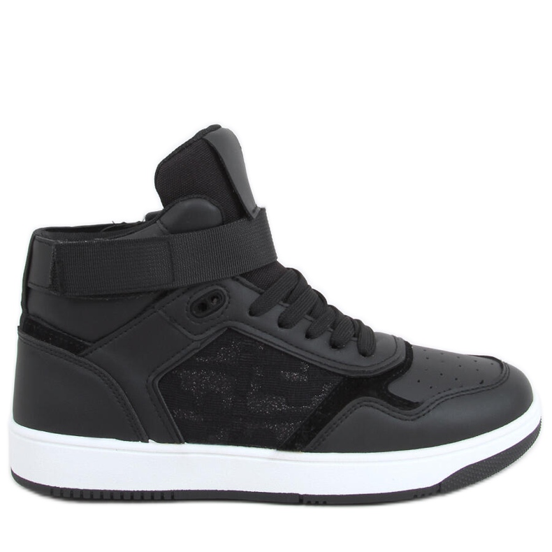Zapatillas altas Carlota Black negro