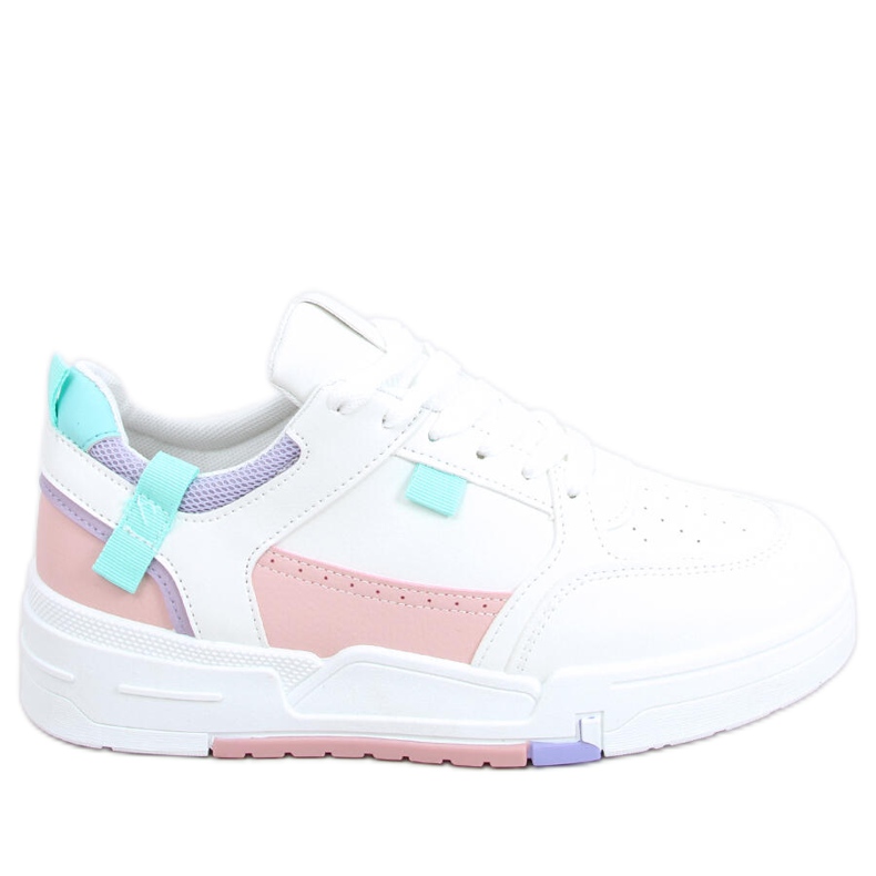 Zapatillas Cruz Rosa blanco multicolor