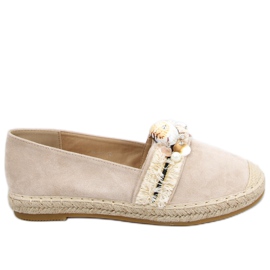 Alpargatas Lola Beige con conchas