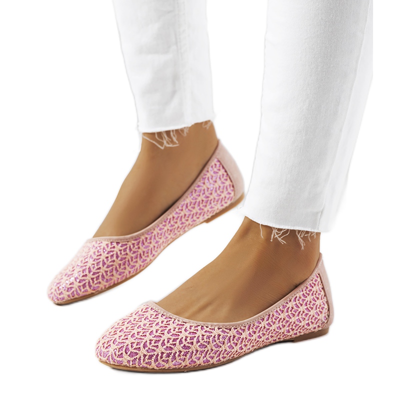 Bailarinas Chuwi Encaje Brillante Rosa rosado