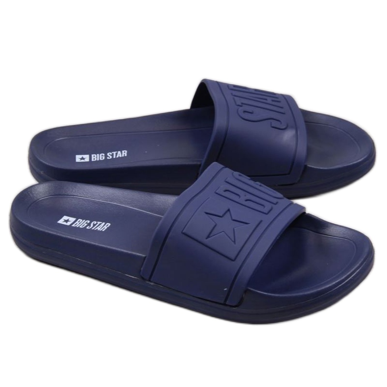 Chanclas de playa de goma Big Star Jr DD374155 azul marino