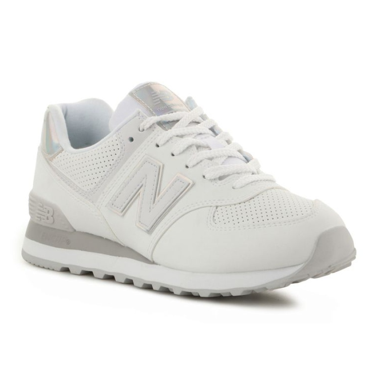 Zapatos New Balance W WL574HU2 blanco gris