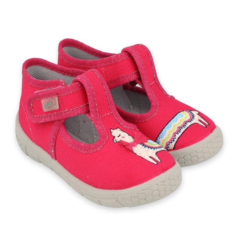 Zapatillas para niños de Befado 531p119 rosa rosado