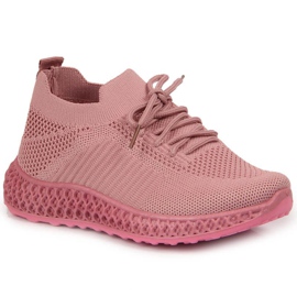 Deportivas textiles News Jr EVE338B rosa rosado