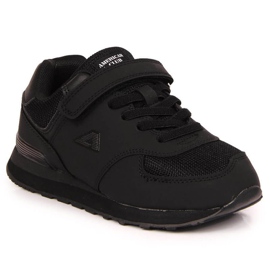 Zapatos velcros American Club Jr AM788A negro