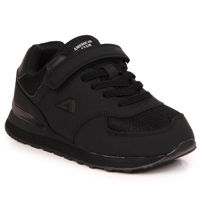 Zapatos velcros American Club Jr AM788A negro