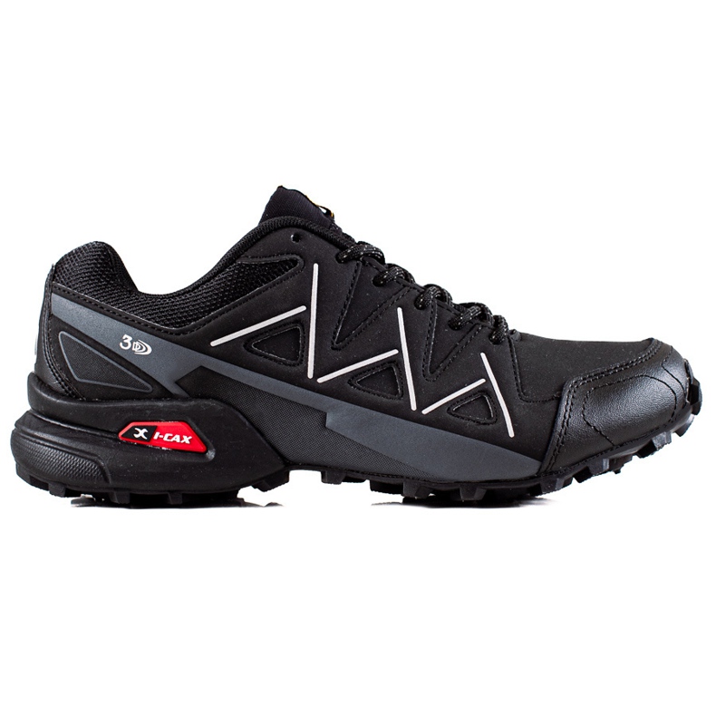 I-CAX Zapatos de trekking negros