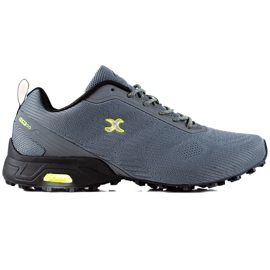 I-CAX Zapatos de trekking cómodos gris
